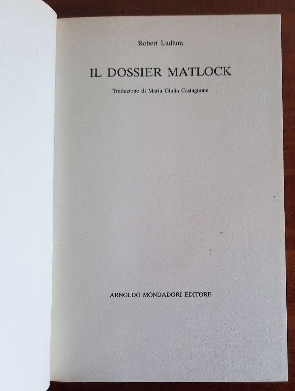 Il Dossier Matlock - Libreria Biellese