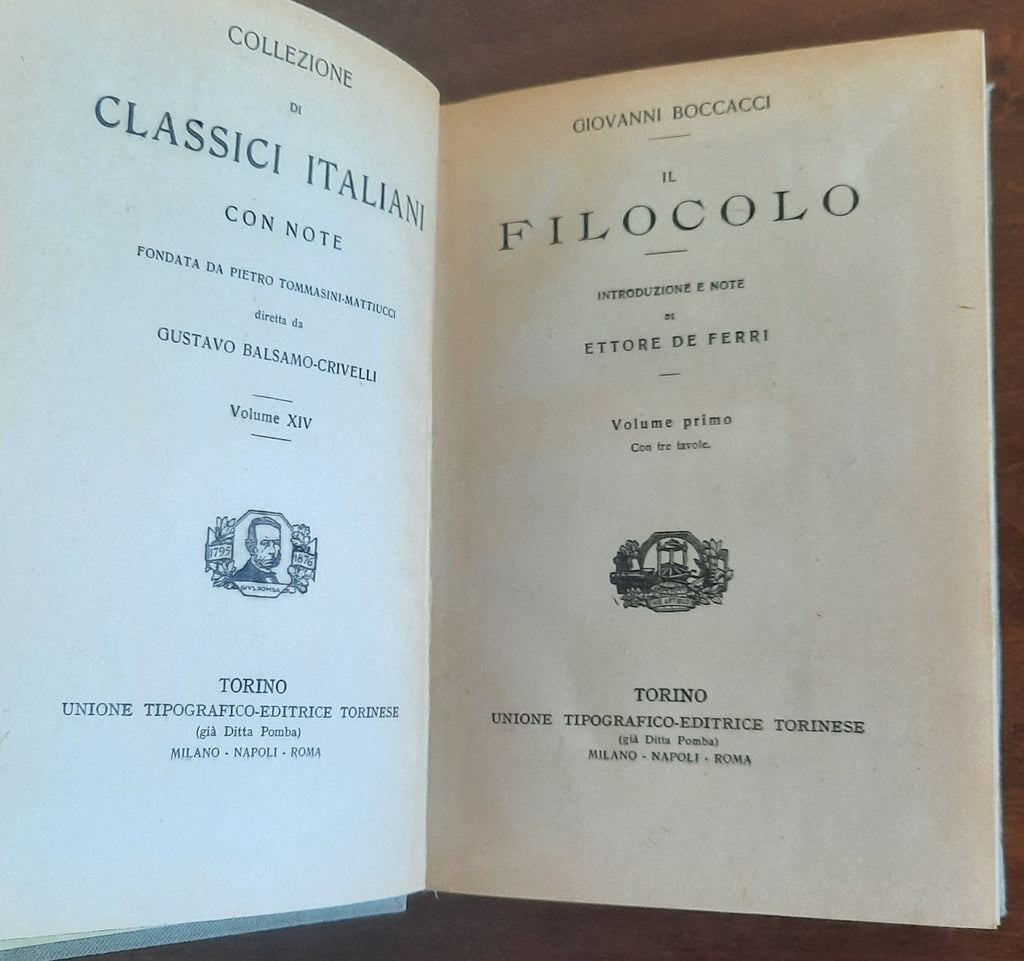 Il Filocolo - in 2 vol. - Libreria Biellese