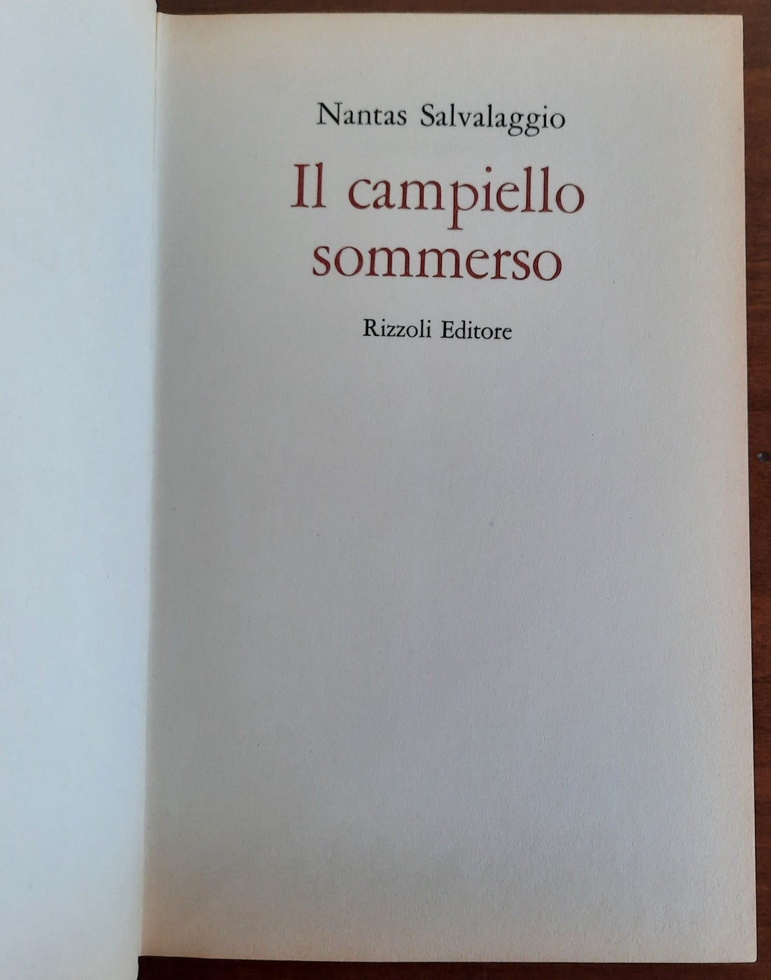 Il campiello sommerso - Rizzoli - Libreria Biellese