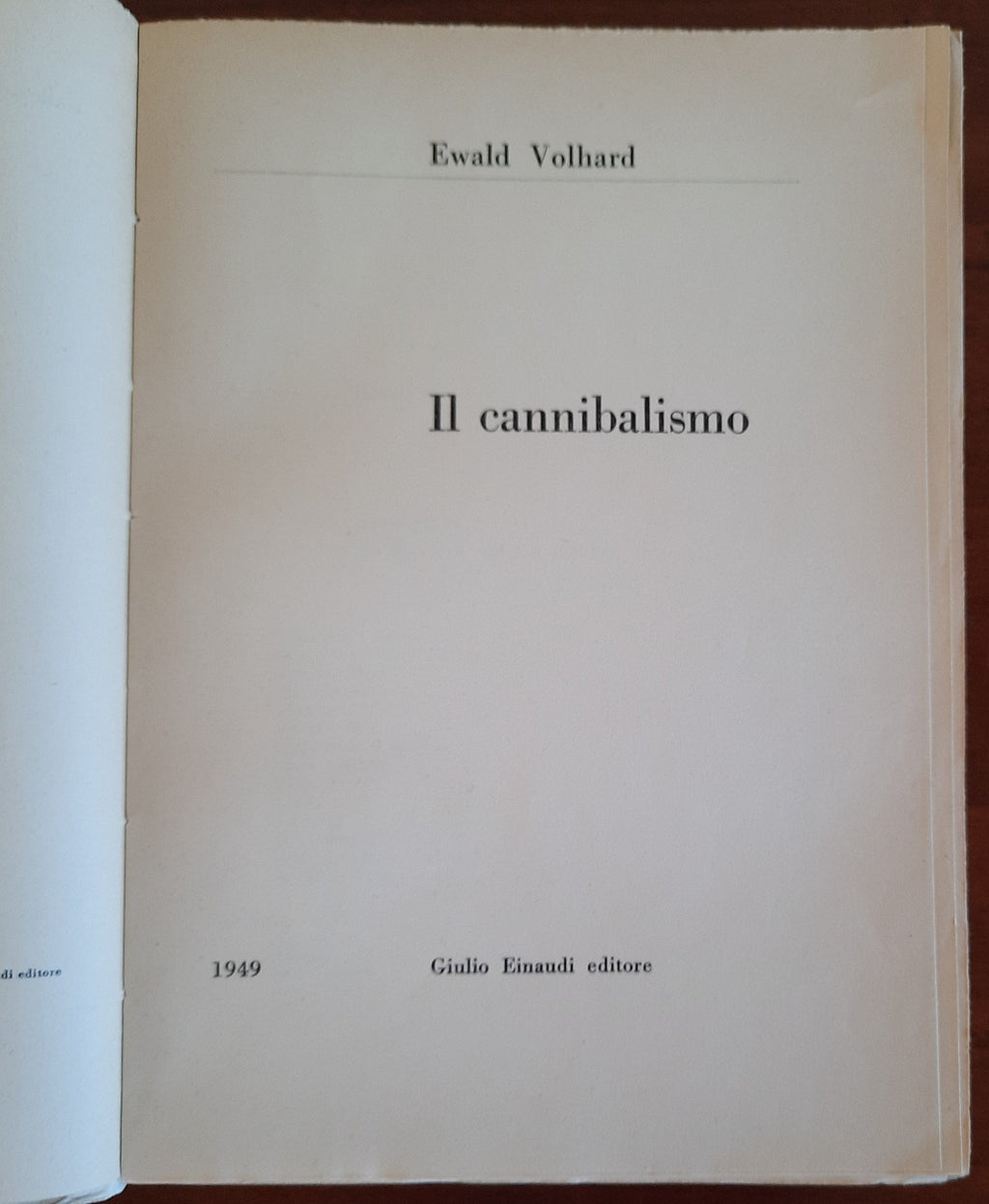 Il cannibalismo - Einaudi - Libreria Biellese