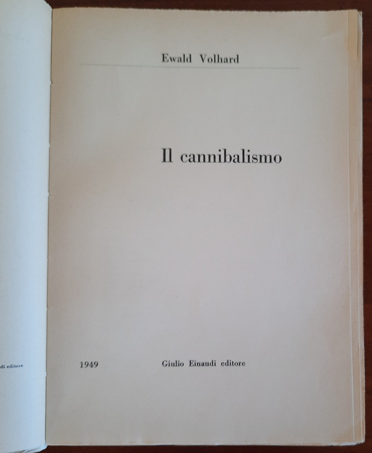 Il cannibalismo - Einaudi - Libreria Biellese