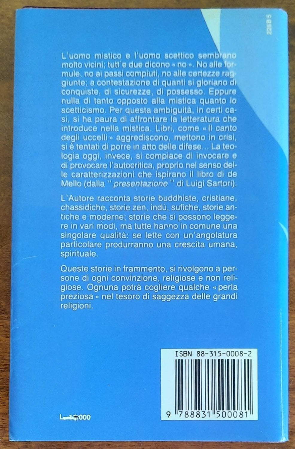 Il canto degli uccelli. Frammenti di saggezza nelle grandi religioni - Libreria Biellese