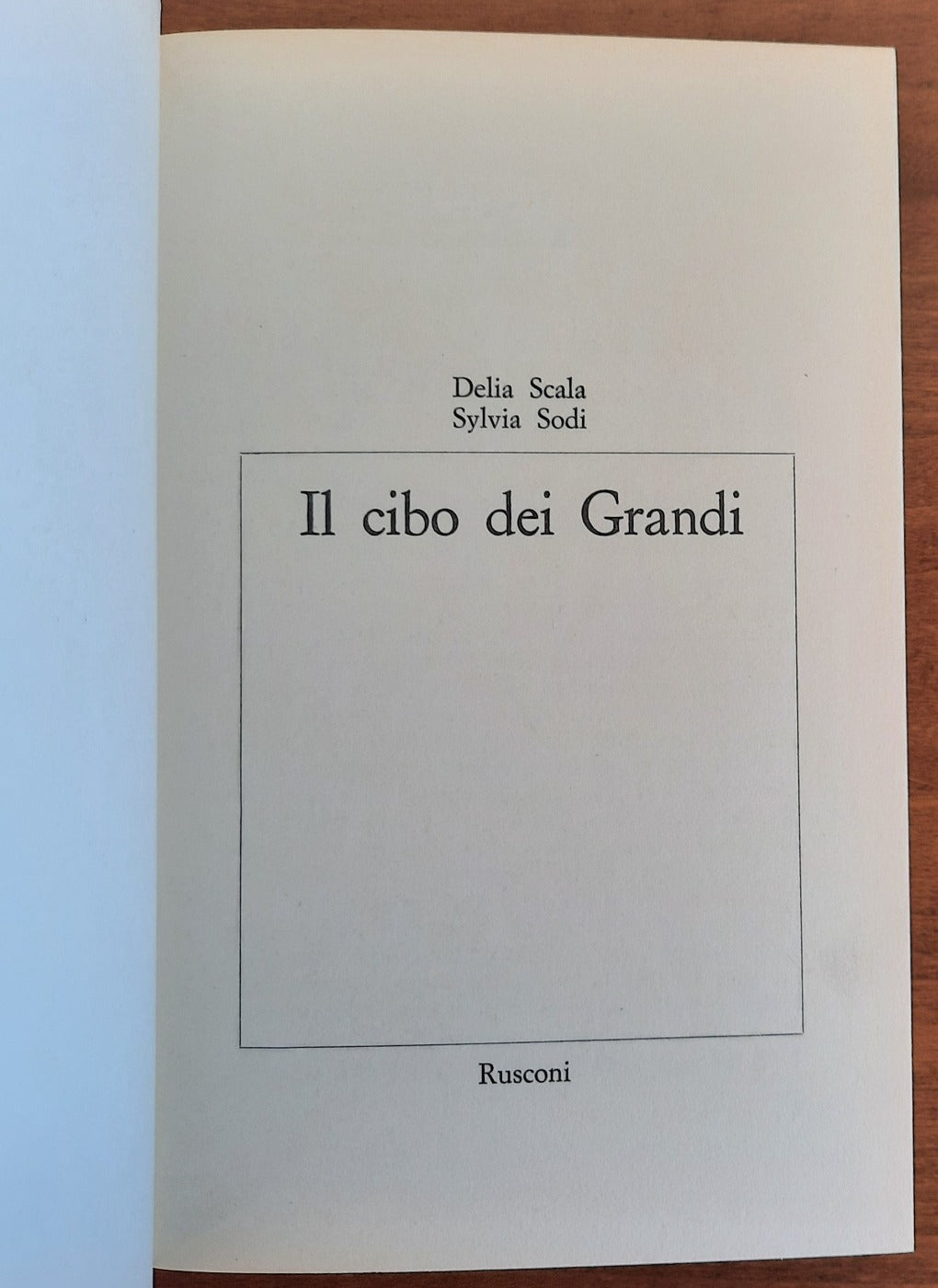 Il cibo dei grandi