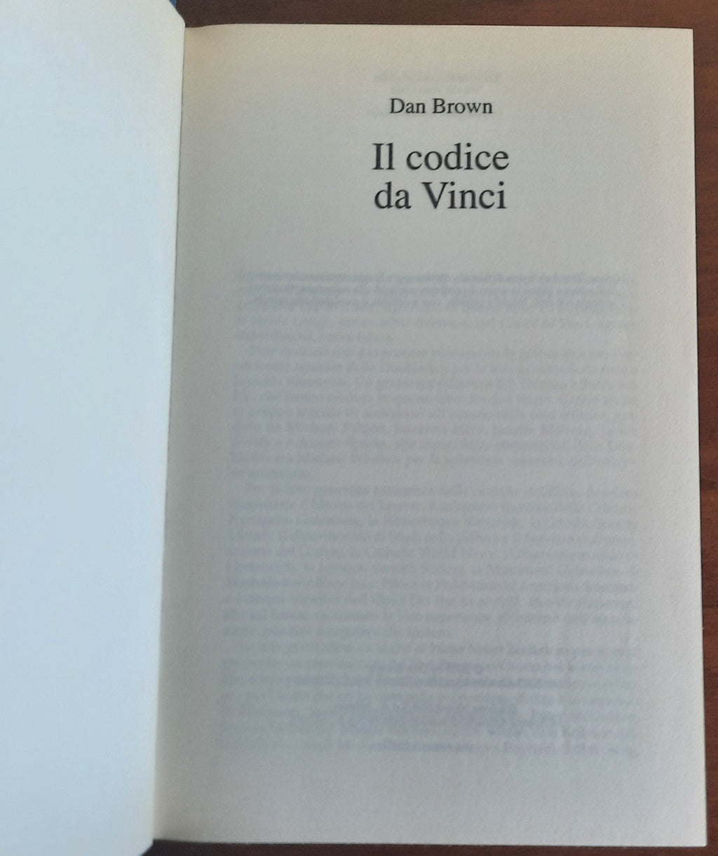 Il codice da Vinci - Mondolibri - Libreria Biellese