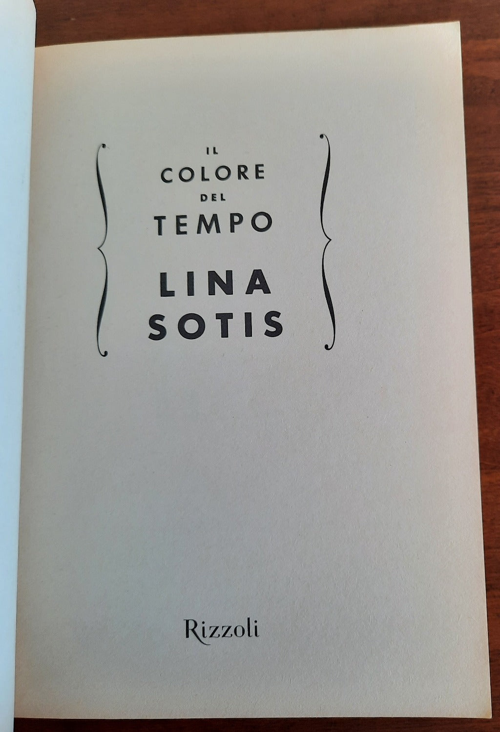 Il colore del tempo - Rizzoli - Libreria Biellese