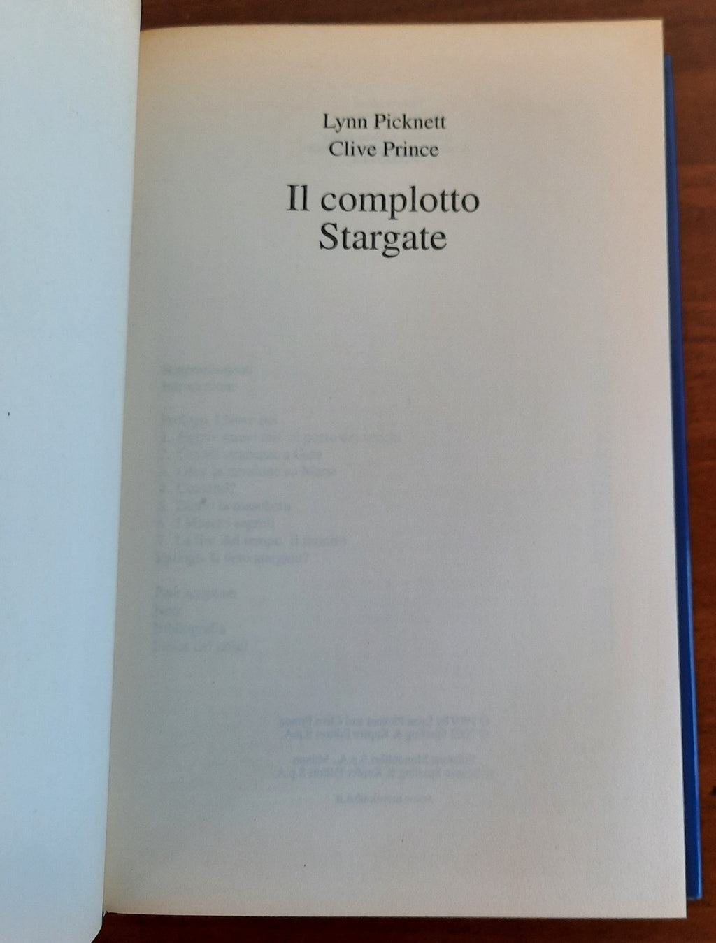Il complotto Stargate - Mondolibri - 2002 - Libreria Biellese
