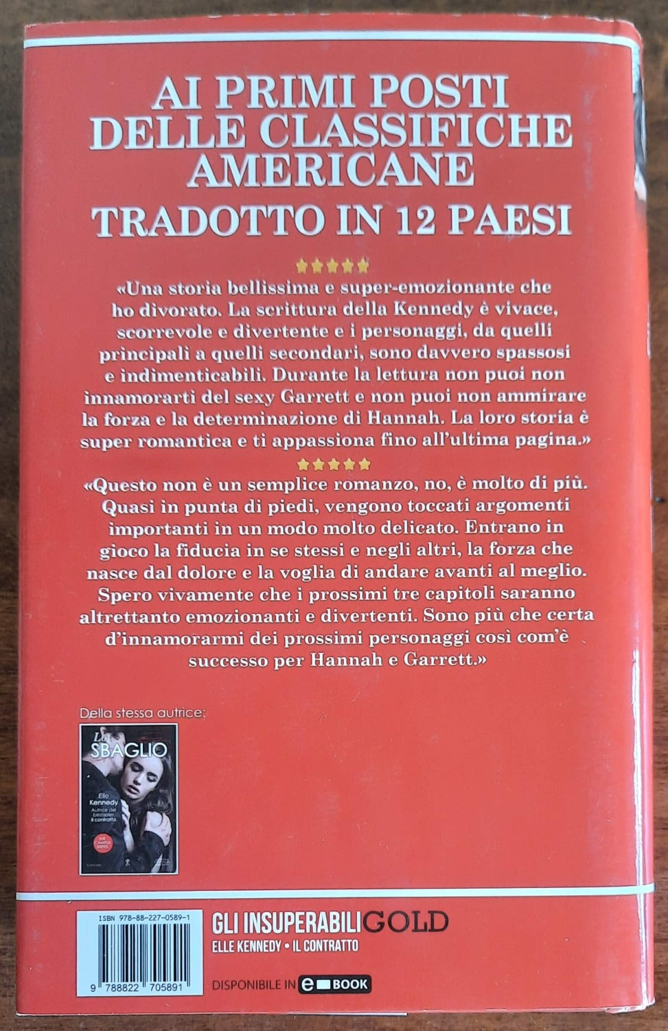 Il contratto - di Elle Kennedy - 2017 - Libreria Biellese