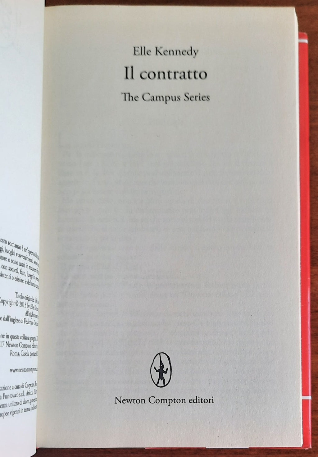 Il contratto - di Elle Kennedy - 2017 - Libreria Biellese