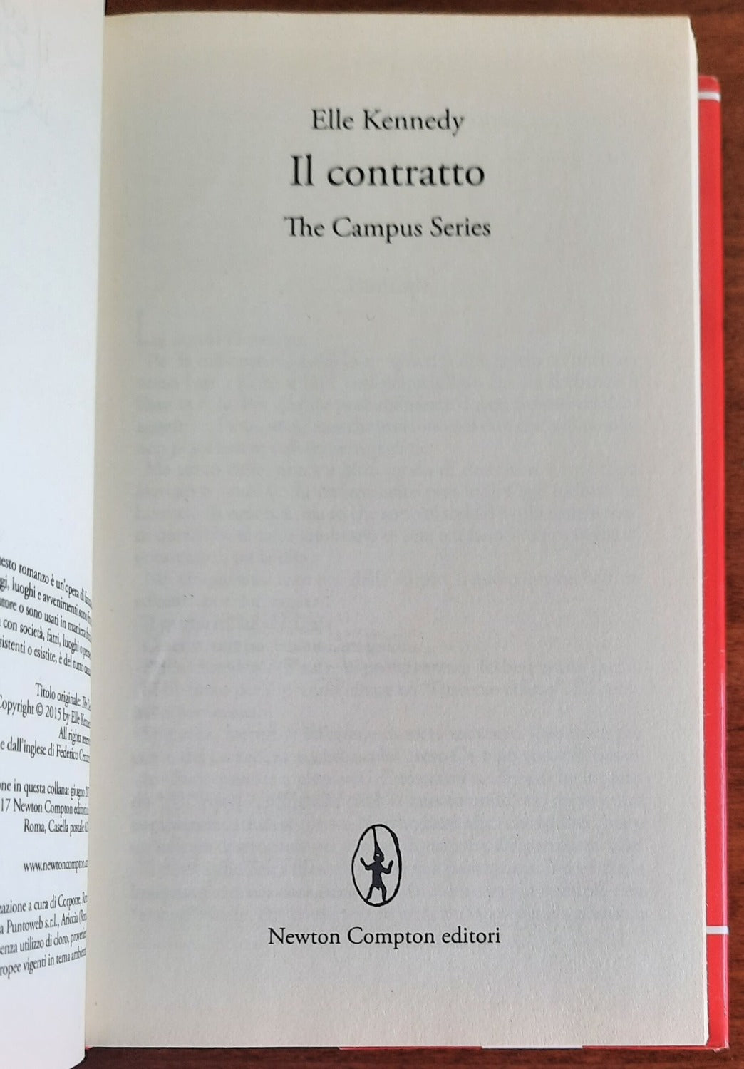 Il contratto - di Elle Kennedy - 2017 - Libreria Biellese