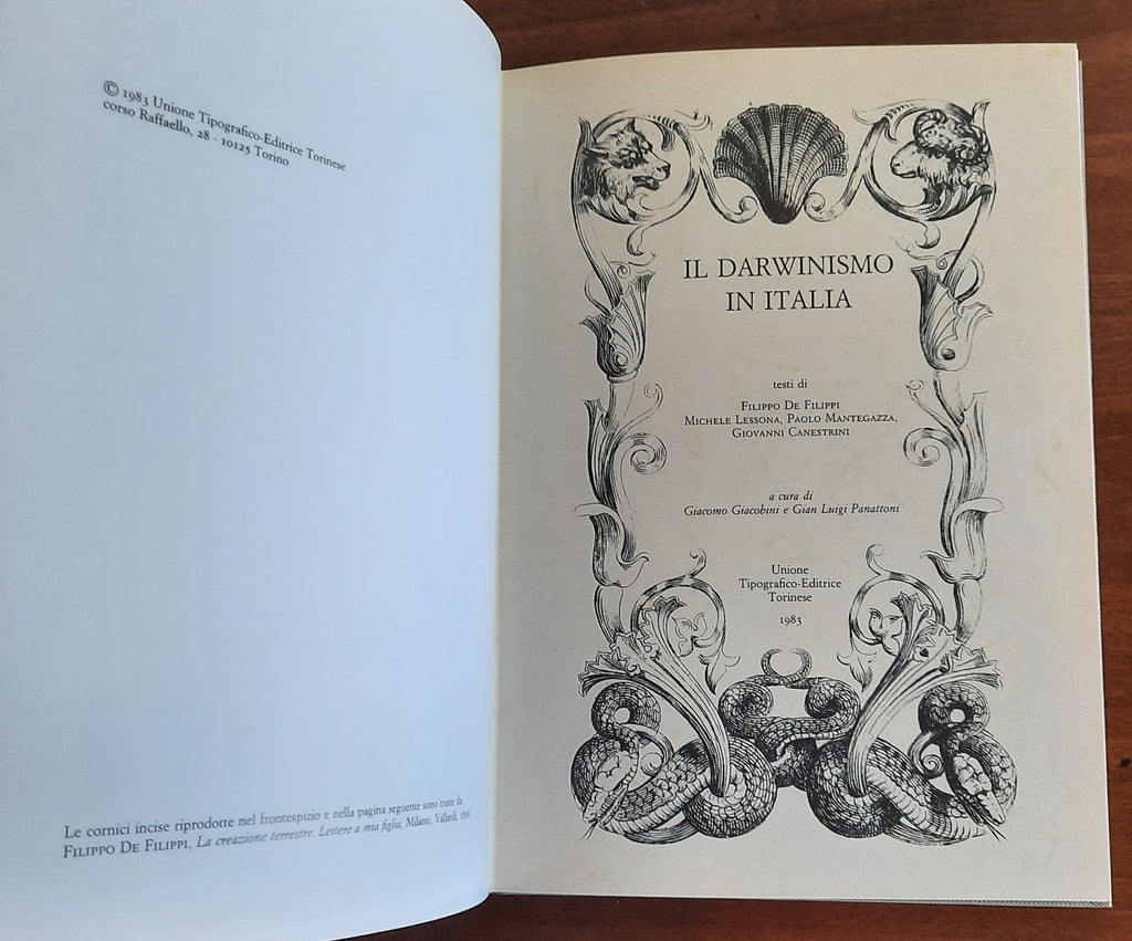 Il darwinismo in Italia - Libreria Biellese
