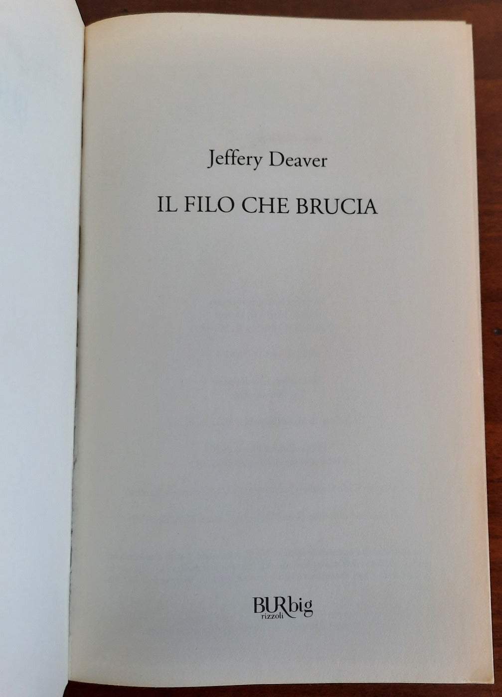 Il filo che brucia - Libreria Biellese