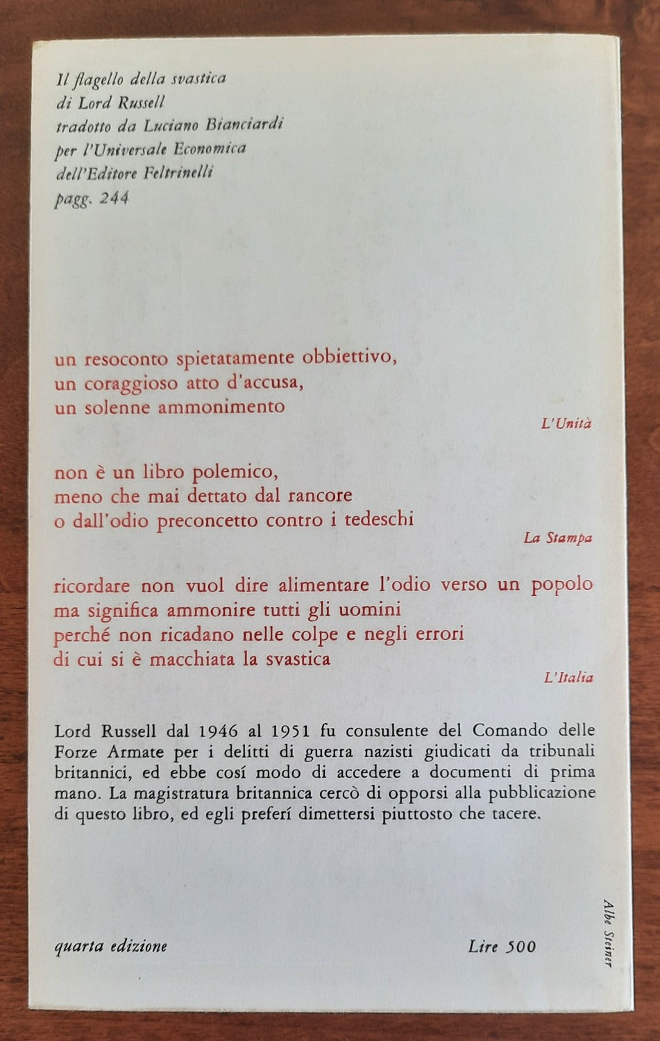 Il flagello della svastica. Breve storia dei delitti di guerra nazisti - Libreria Biellese