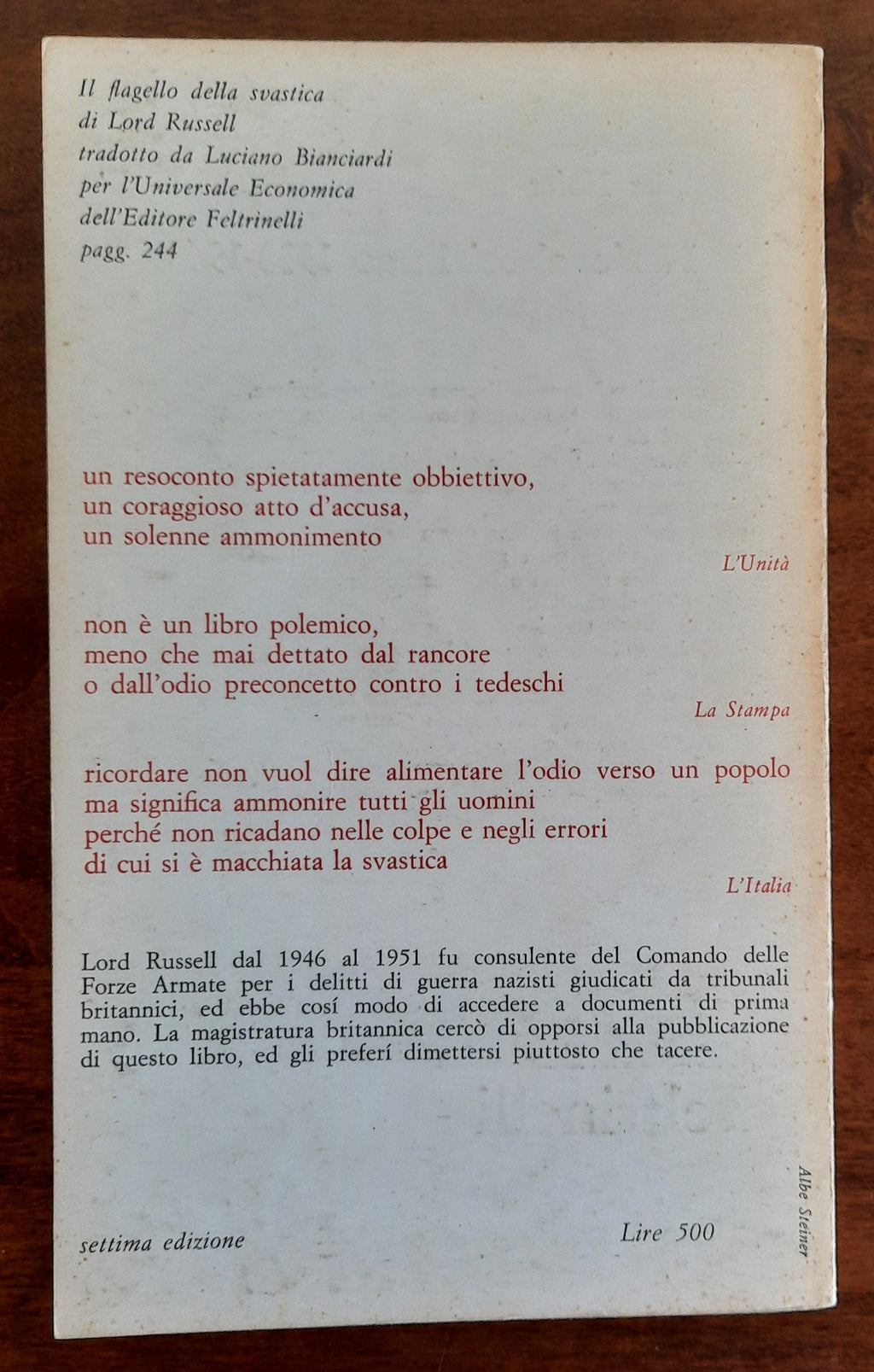 Il flagello della svastica. Breve storia dei delitti di guerra nazisti - Libreria Biellese
