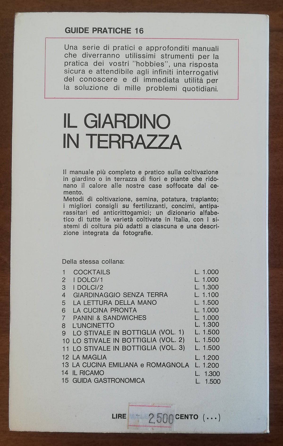 Il giardino in terrazza - Libreria Biellese