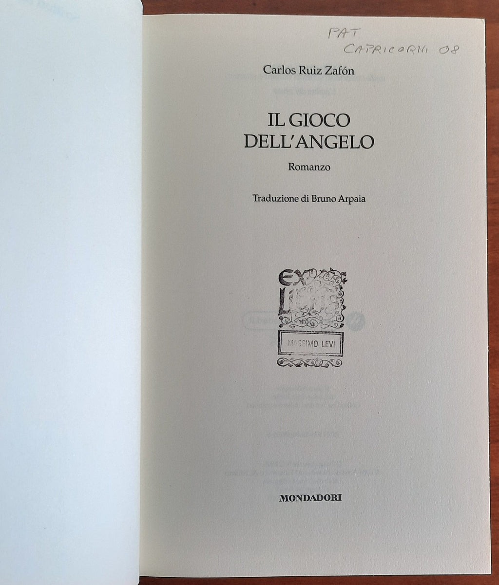 Il gioco dell’angelo - Libreria Biellese