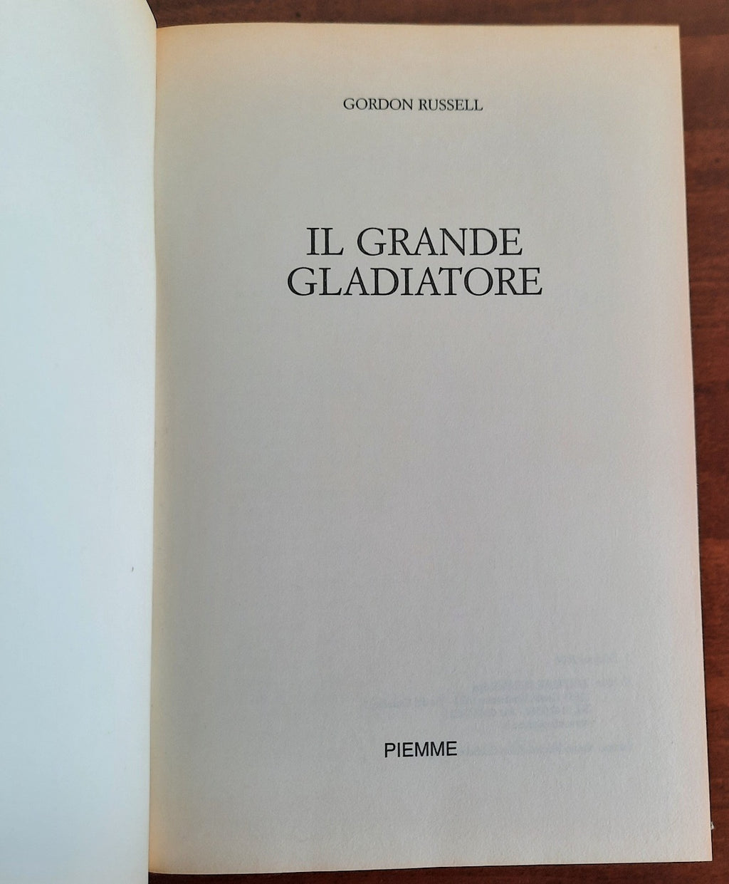 Il grande gladiatore - Libreria Biellese
