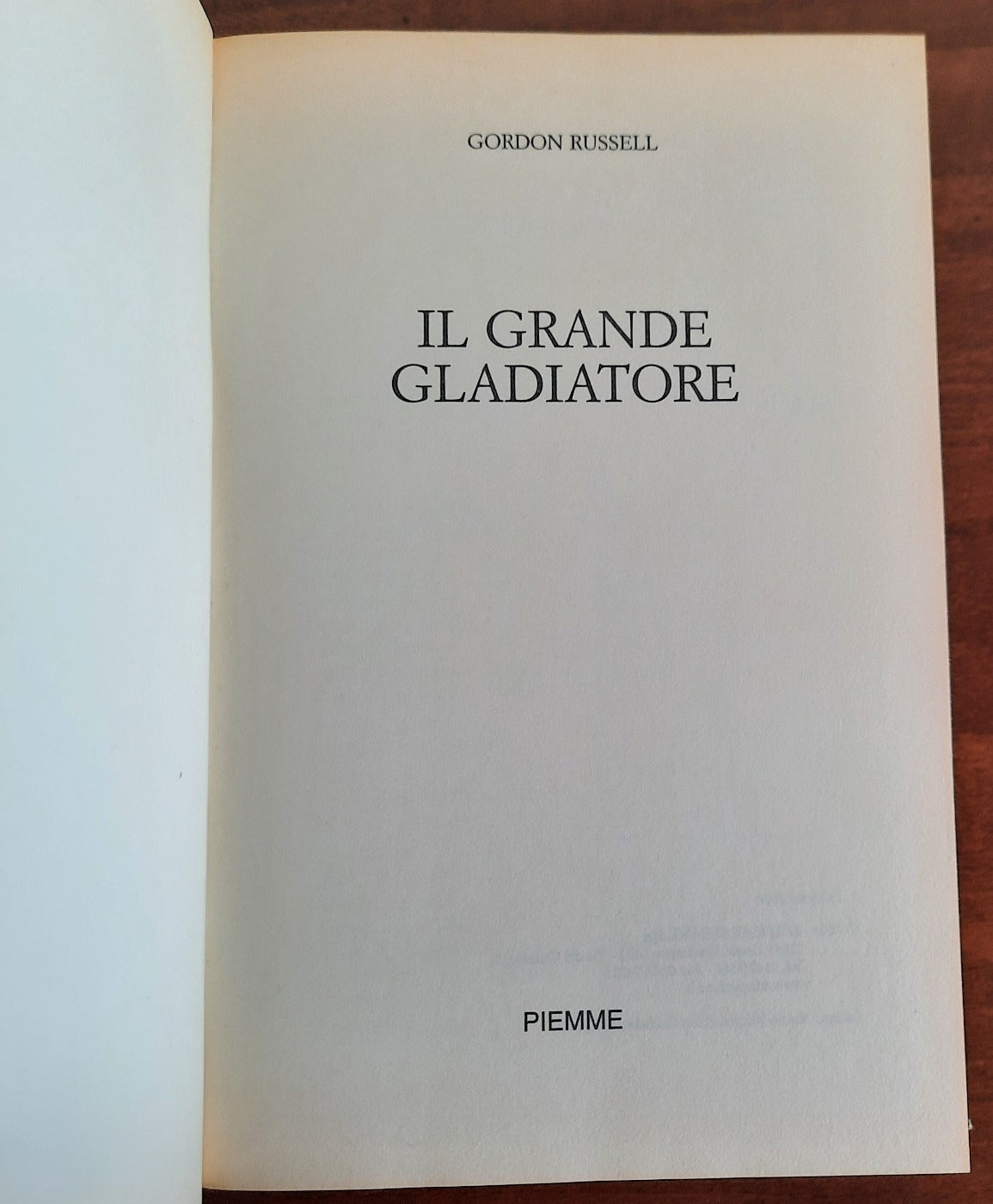 Il grande gladiatore - Libreria Biellese