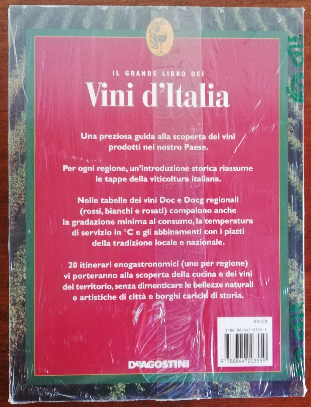 Il grande libro dei Vini d’Italia - De Agostini - Libreria Biellese