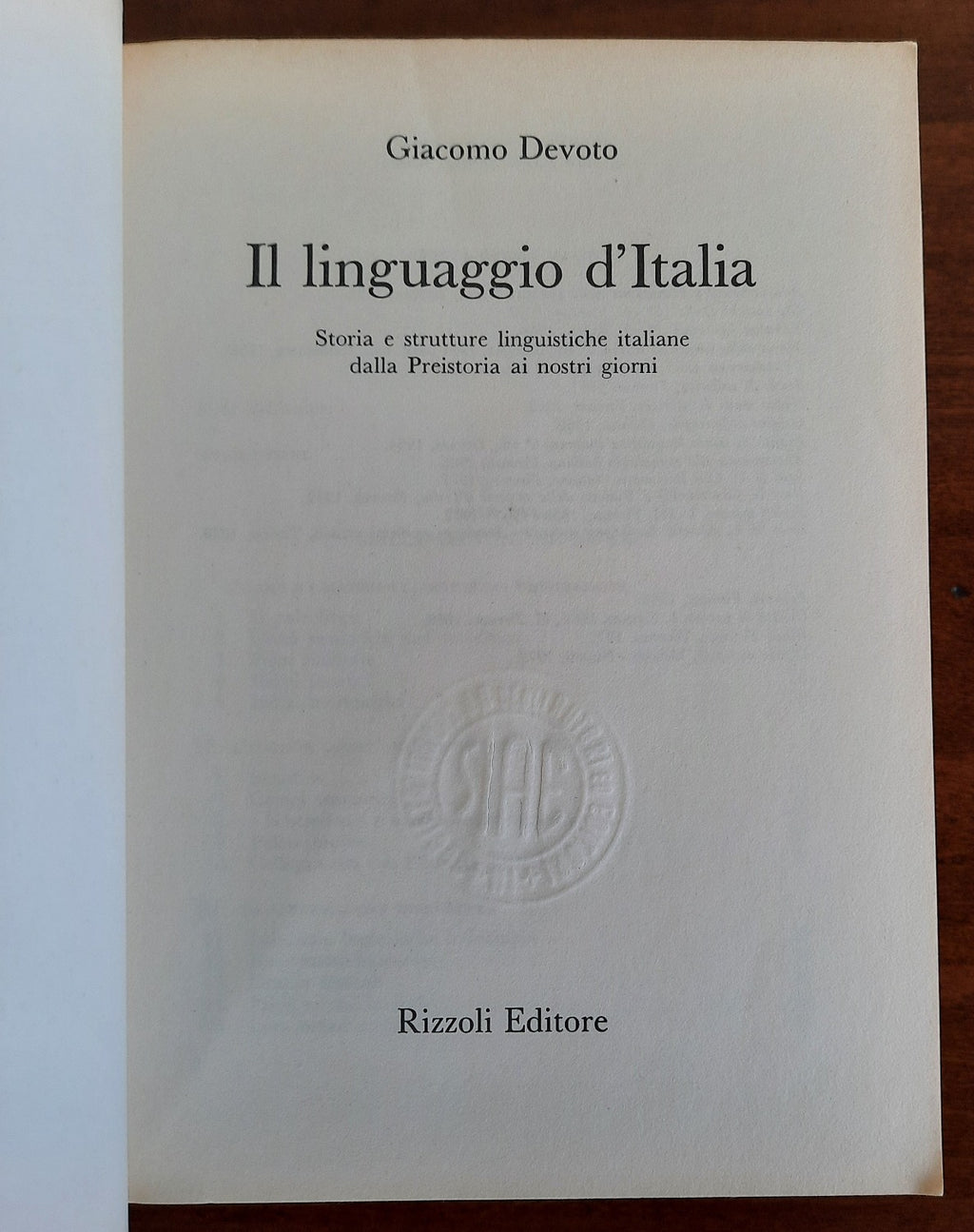 Il linguaggio d’Italia. Storia e strutture linguistiche italiane dalla preistoria ai nostri giorni - Libreria Biellese