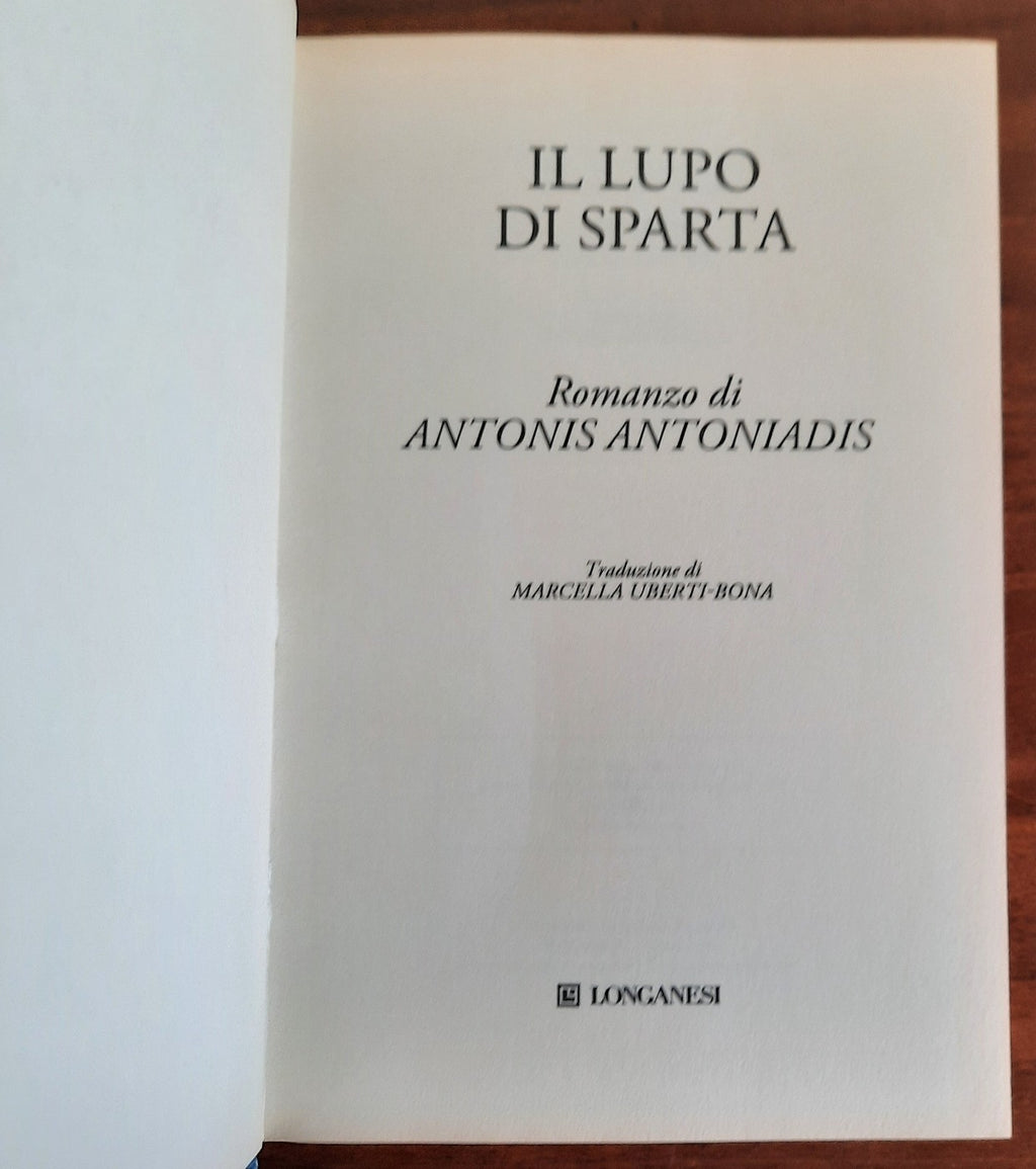 Il lupo di Sparta - Libreria Biellese