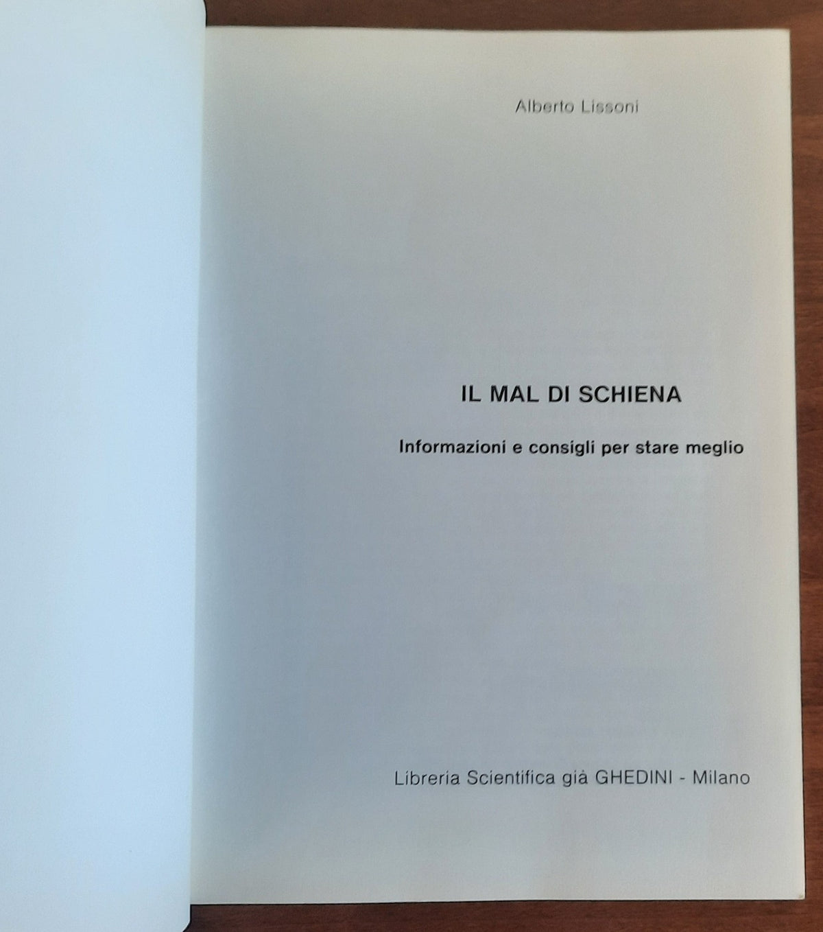 Il mal di schiena. Informazioni e consigli per stare meglio - Libreria Biellese