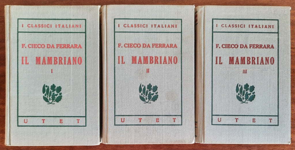 Il mambriano - in 3 volumetti - Libreria Biellese