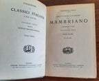 Il mambriano - in 3 volumetti - Libreria Biellese