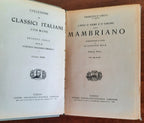 Il mambriano - in 3 volumetti - Libreria Biellese