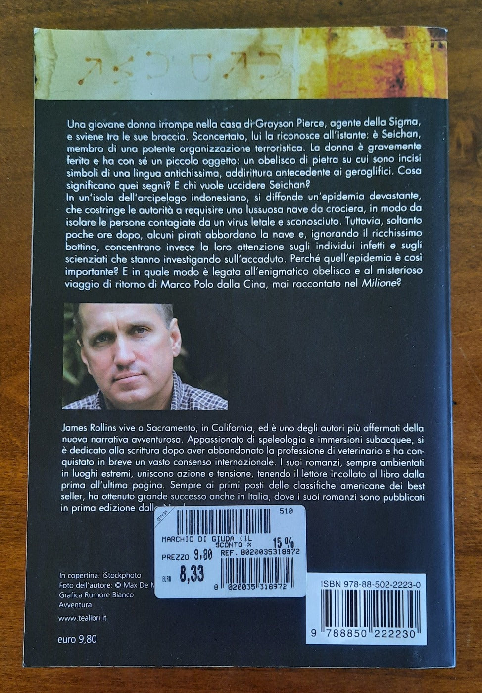 Il marchio di Giuda - James Rollins - Tea - Libreria Biellese