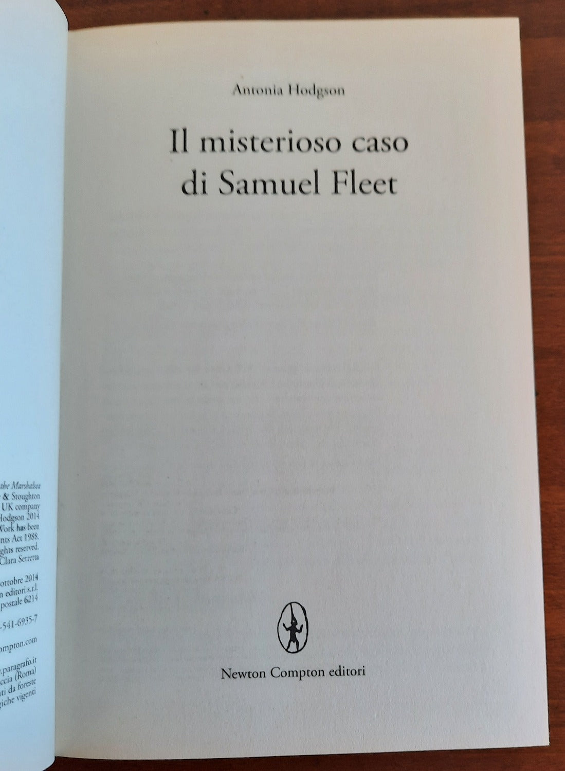 Il misterioso caso di Samuel Fleet - Libreria Biellese