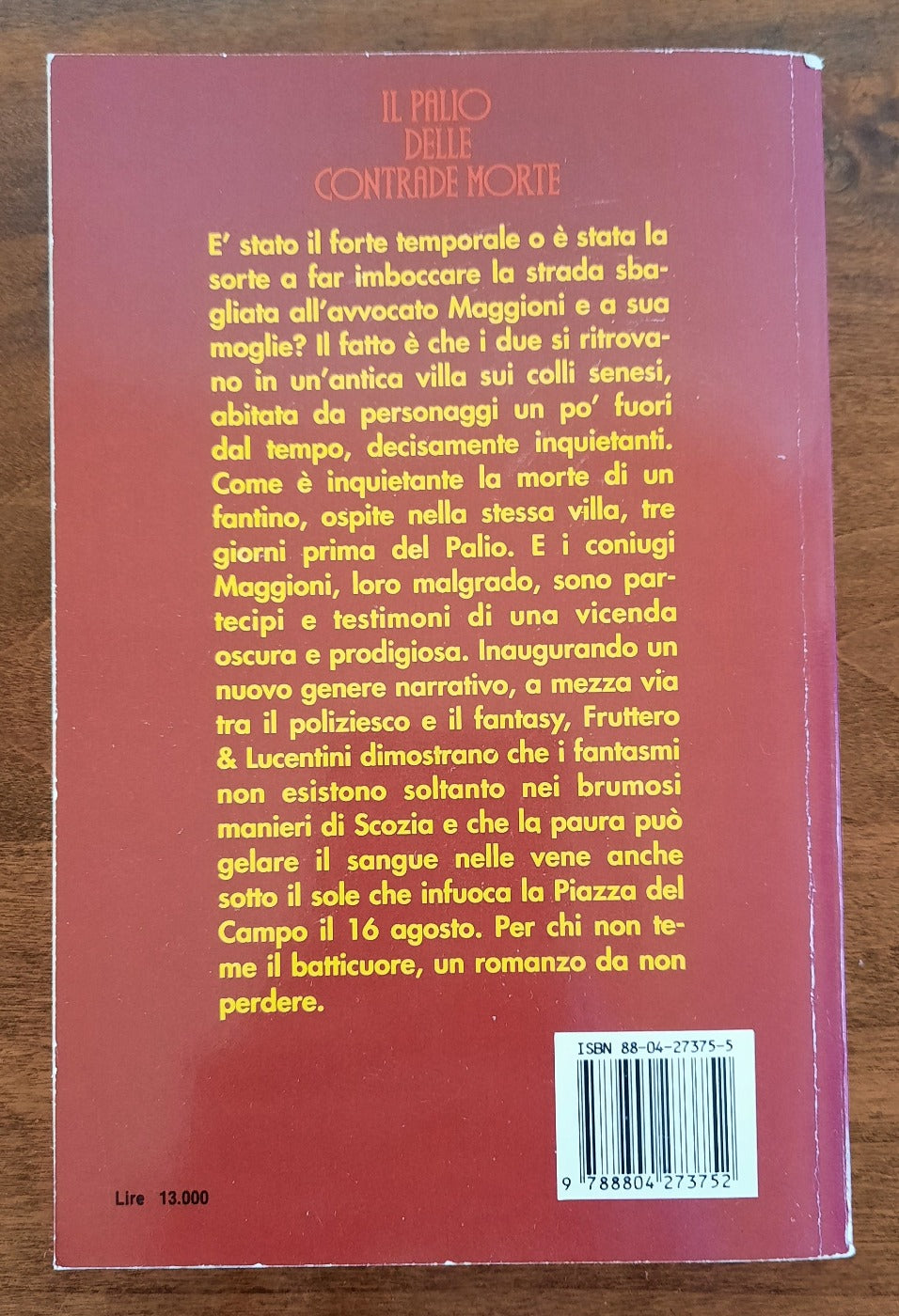 Il palio delle contrade morte - Libreria Biellese
