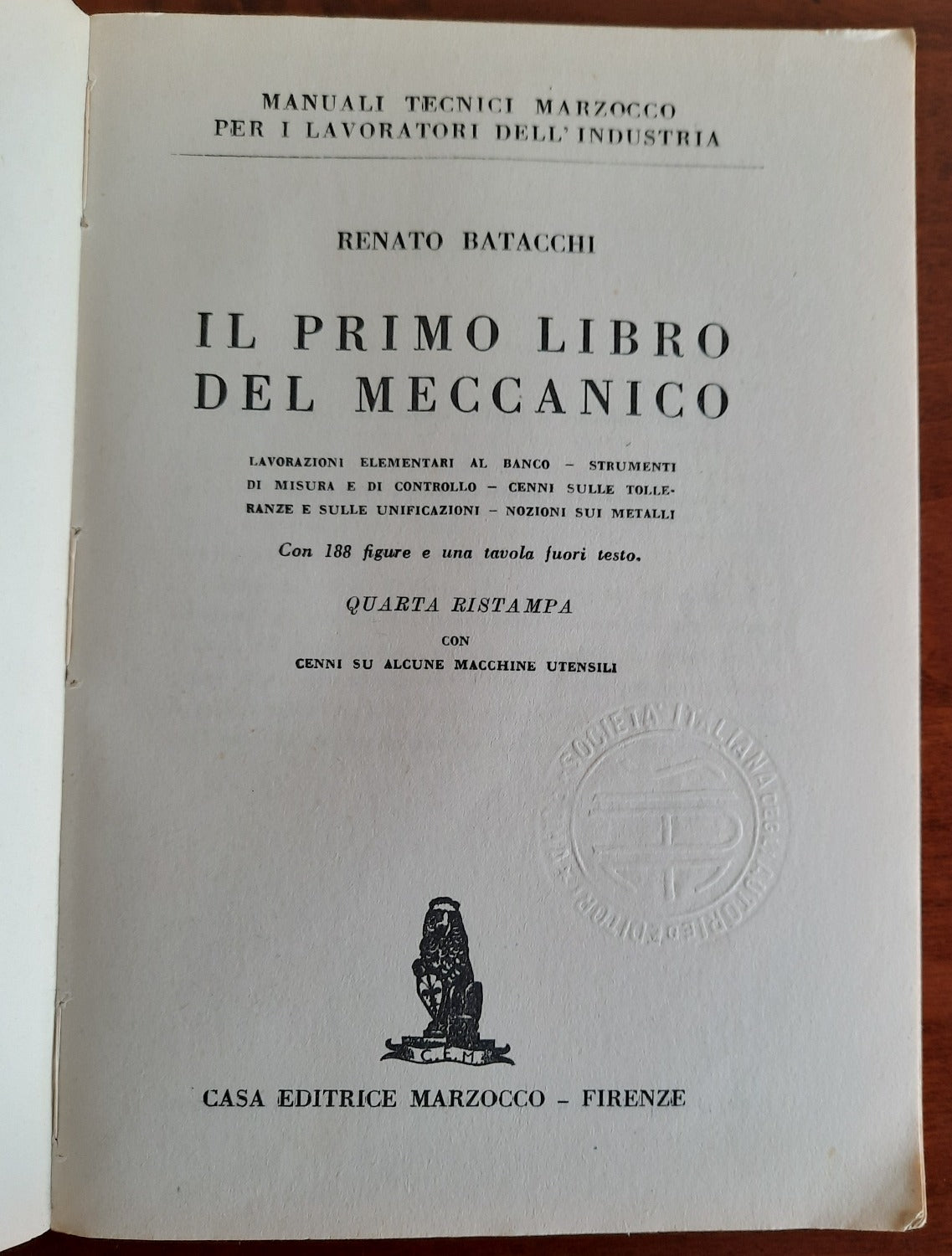 Il primo libro del meccanico - Libreria Biellese
