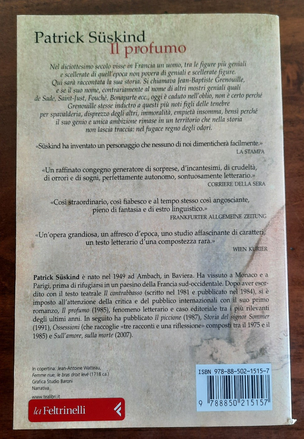 Il profumo - Tea - Libreria Biellese