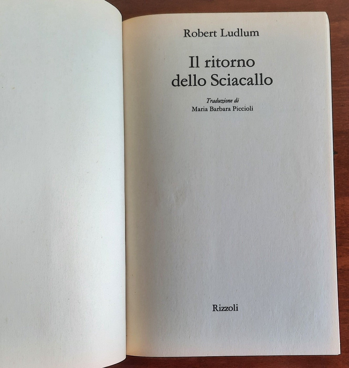 Il ritorno dello sciacallo - Robert Ludlum