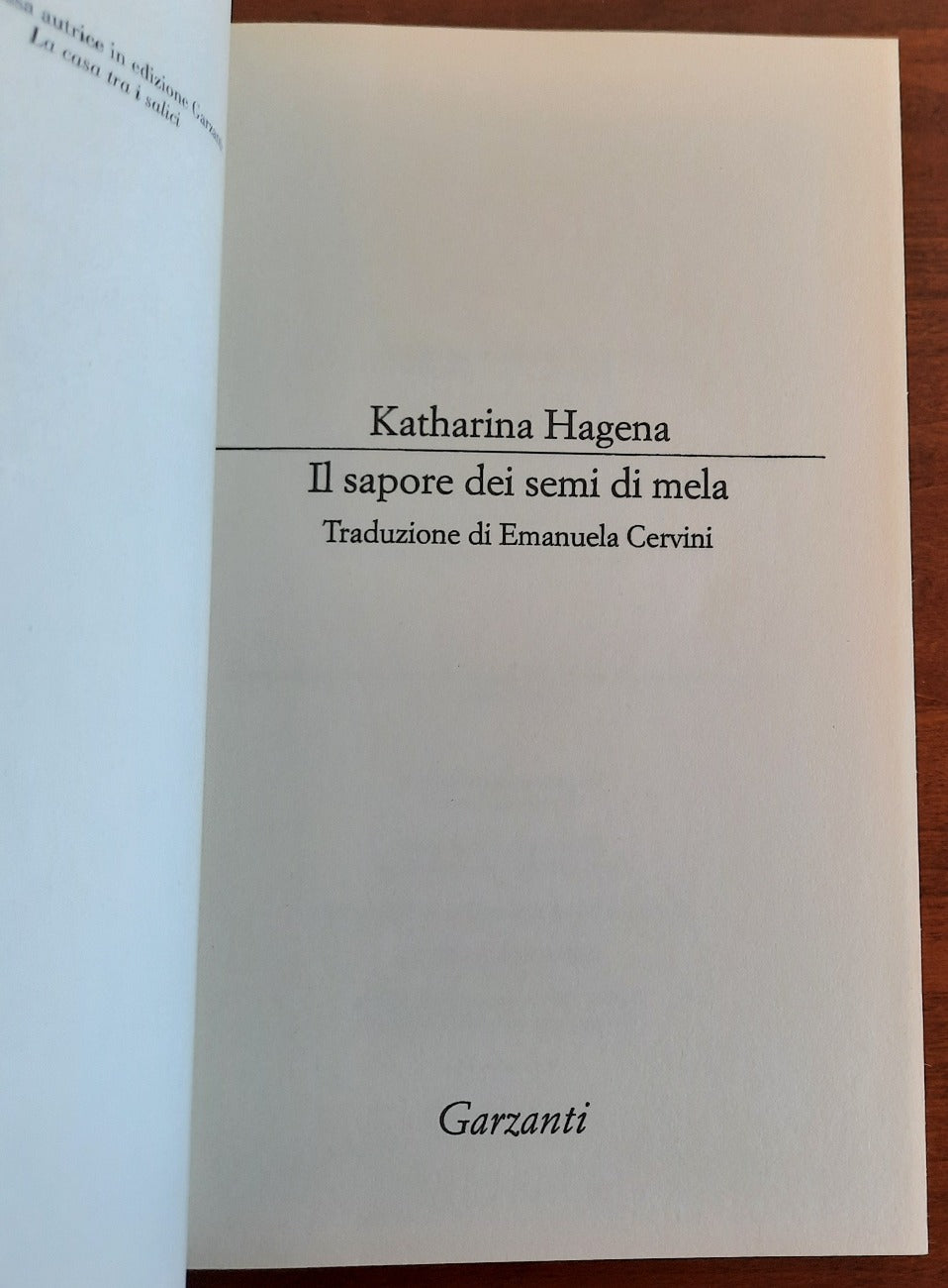 Il sapore dei semi di mela - Libreria Biellese