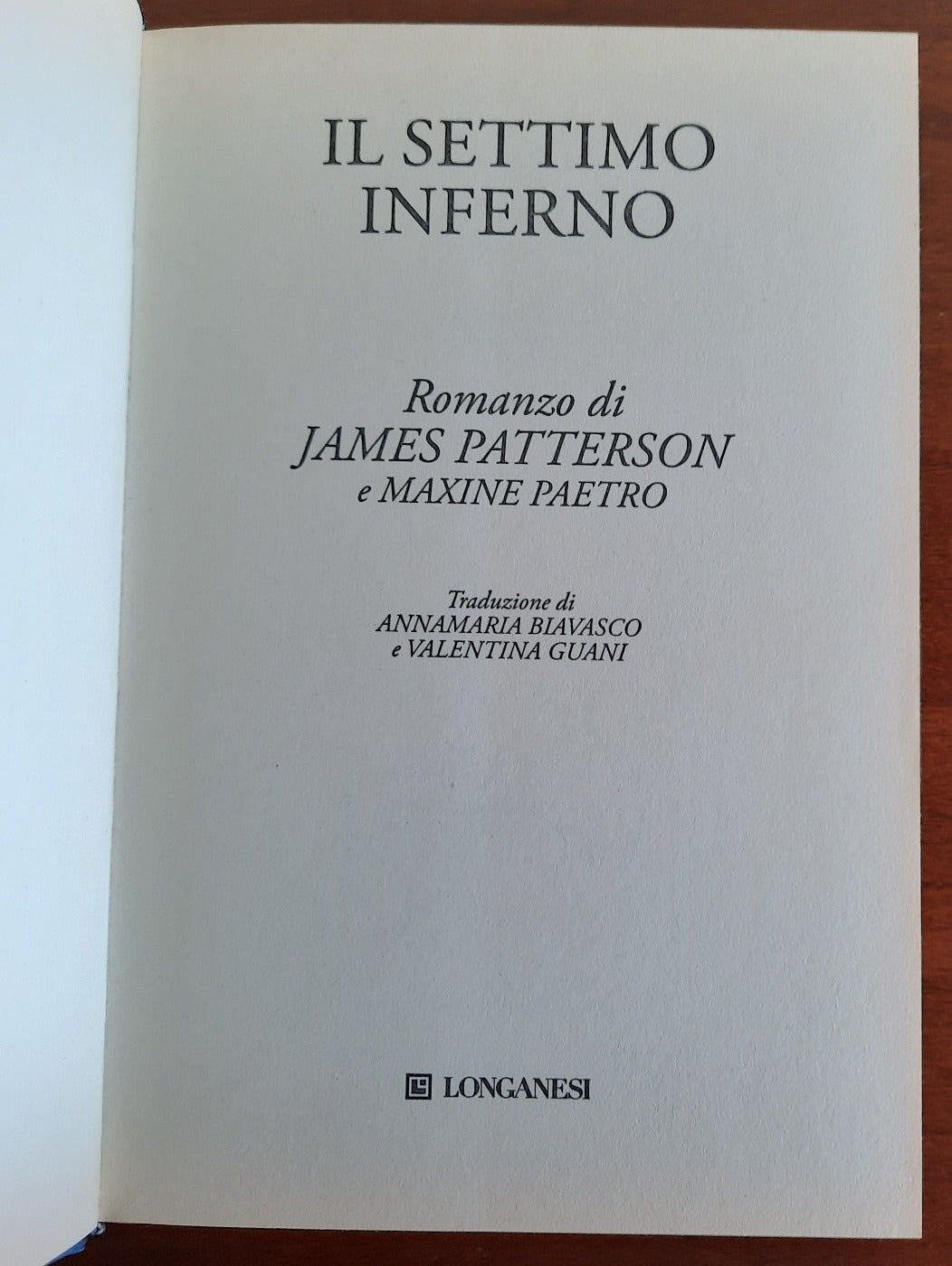 Il settimo inferno - Libreria Biellese