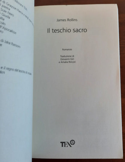 Il teschio sacro. Un’avventura per Grayson Pierce e gli agenti della Sigma Force