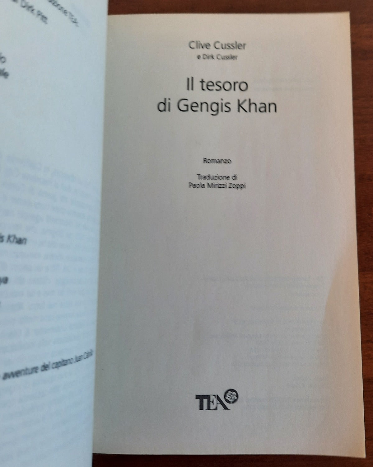 Il tesoro di Gengis Khan. Un’avventura di Dirk Pitt - Libreria Biellese