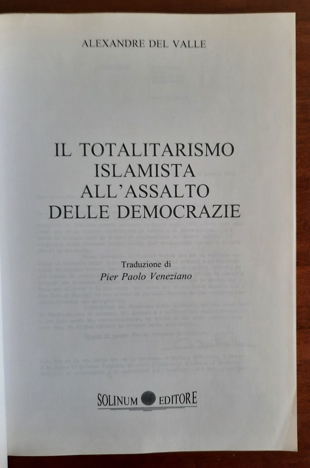 Il totalitarismo islamista all’assalto delle democrazie - Libreria Biellese