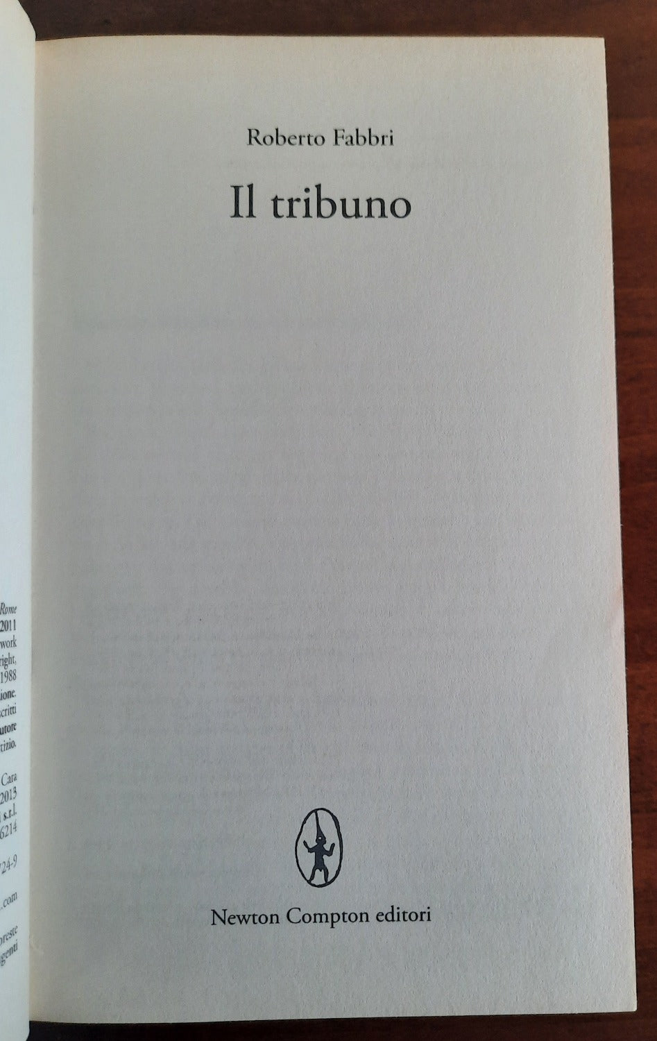 Il tribuno - di Roberto Fabbri - Libreria Biellese
