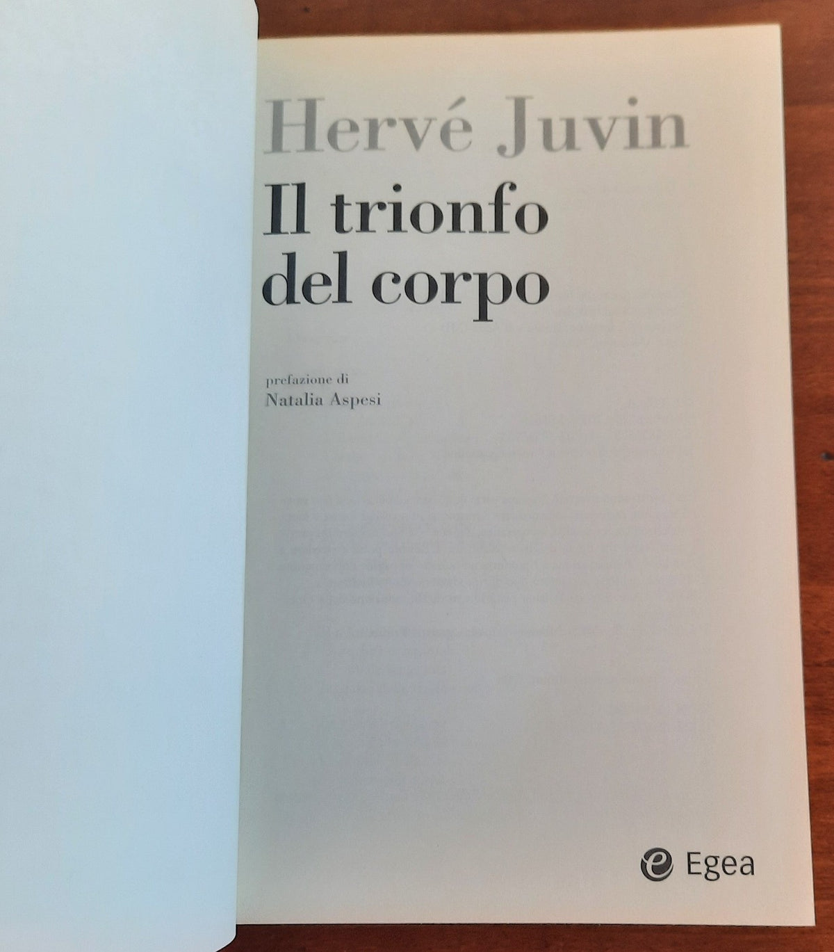 Il trionfo del corpo - Hervè Juvin - Libreria Biellese