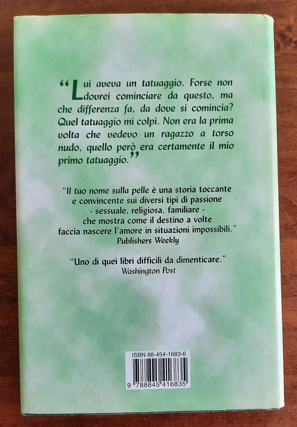 Il tuo nome sulla pelle - Libreria Biellese