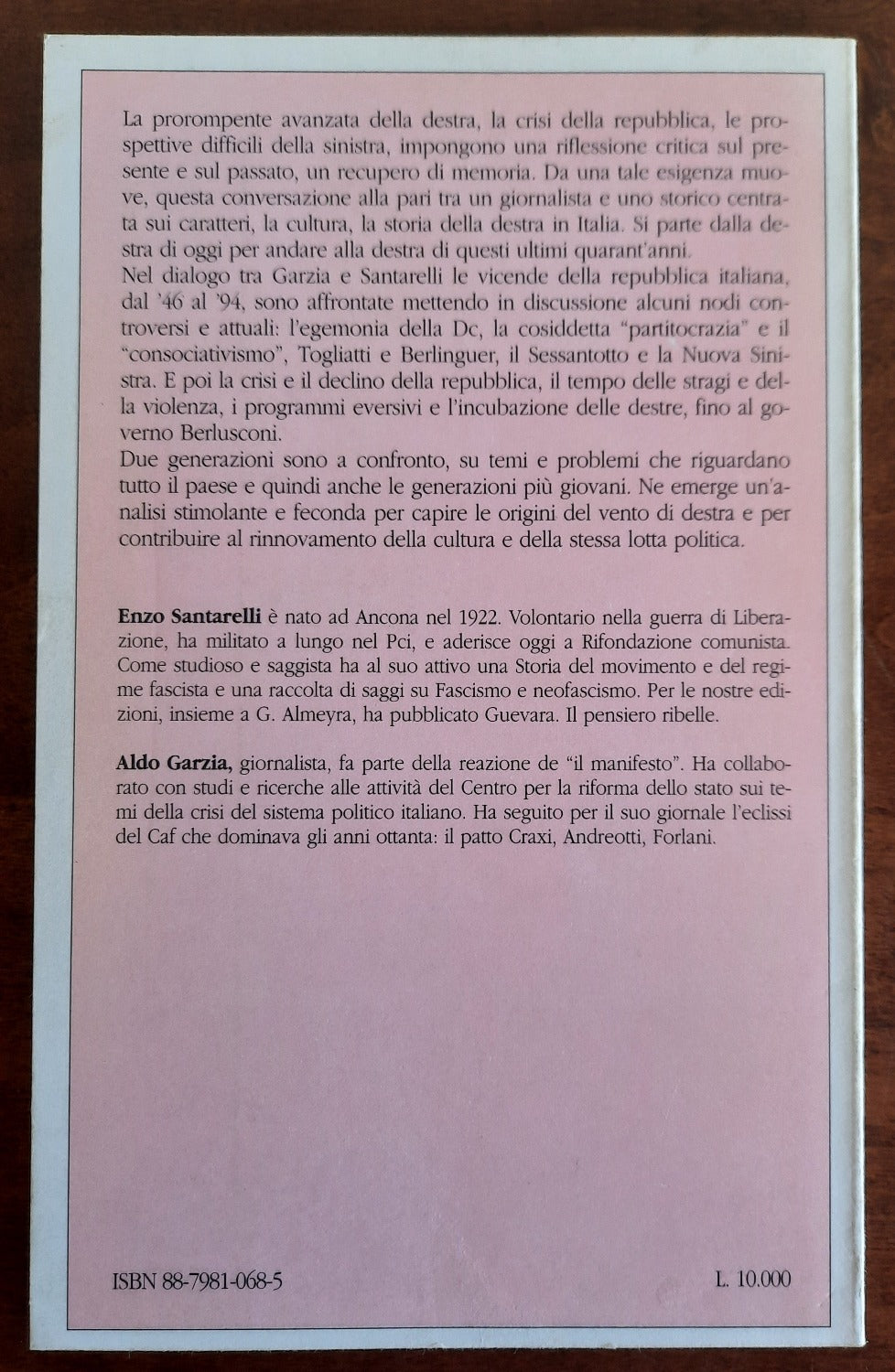 Il vento di Destra. Dalla liberazione a Berlusconi - Libreria Biellese