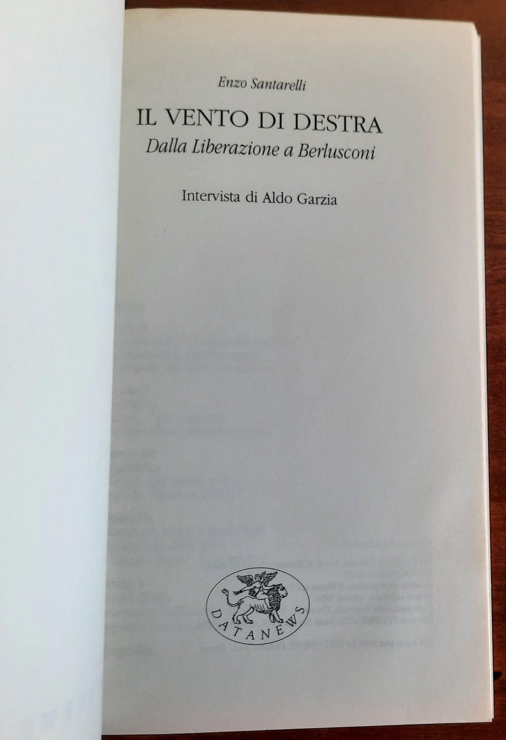 Il vento di Destra. Dalla liberazione a Berlusconi - Libreria Biellese