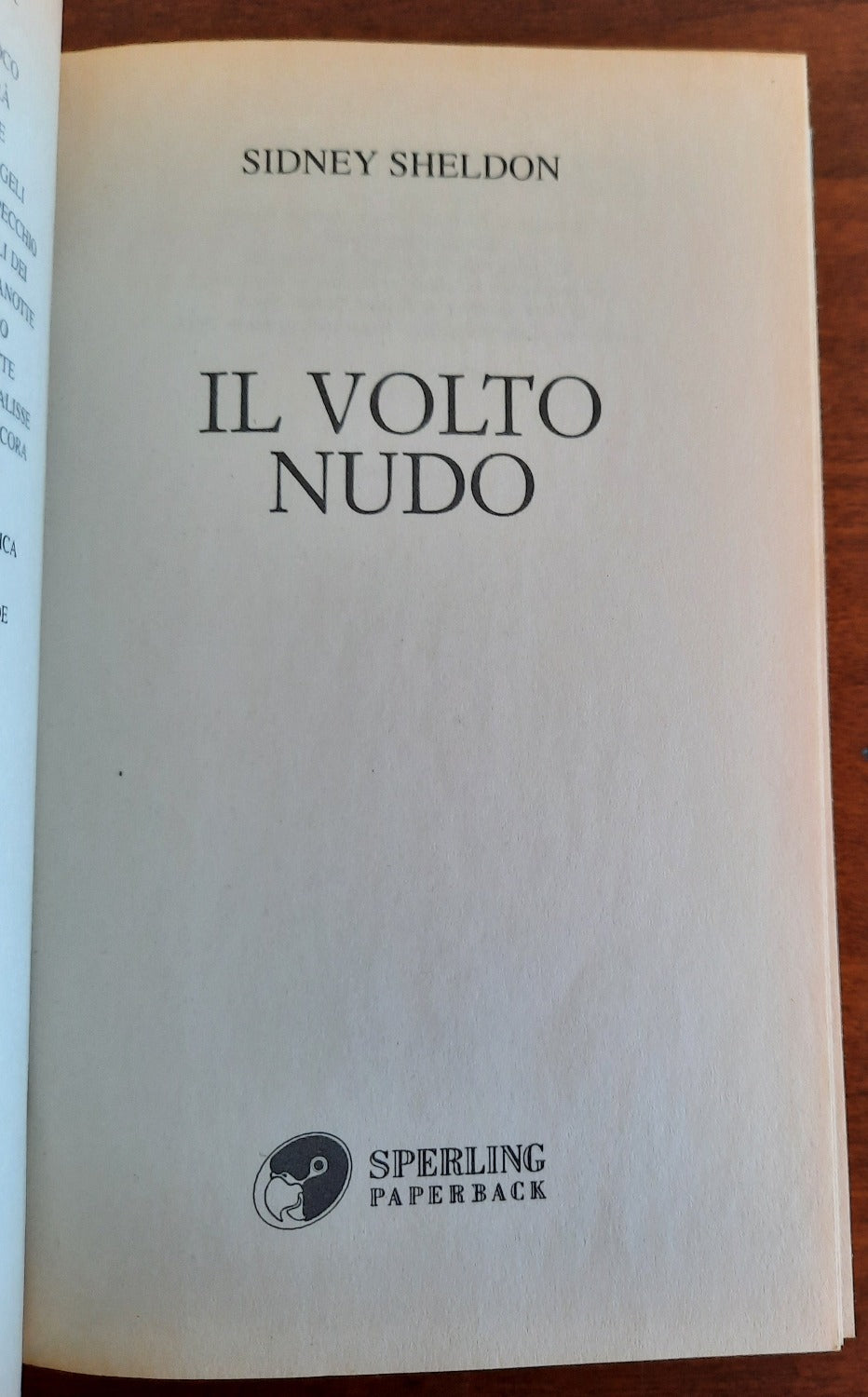 Il volto nudo - Sperling Paperback