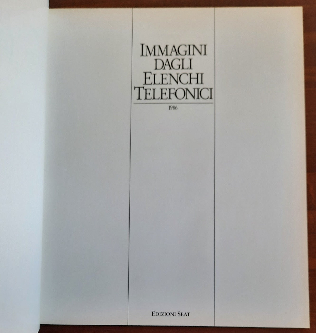 Immagini dagli elenchi telefonici 1986