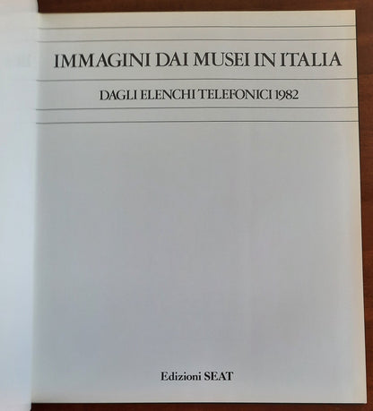 Immagini dai musei in Italia dagli elenchi telefonici 1982