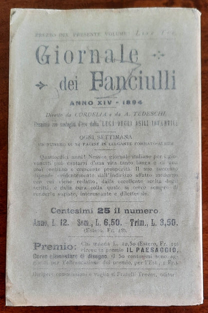 I nostri Figli - Fratelli Treves - 1894