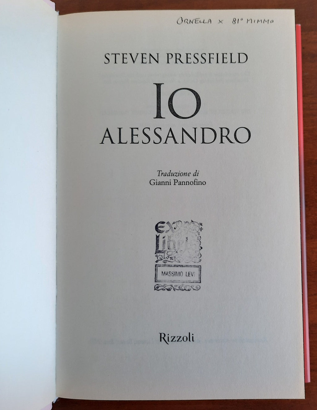 Io Alessandro - Libreria Biellese