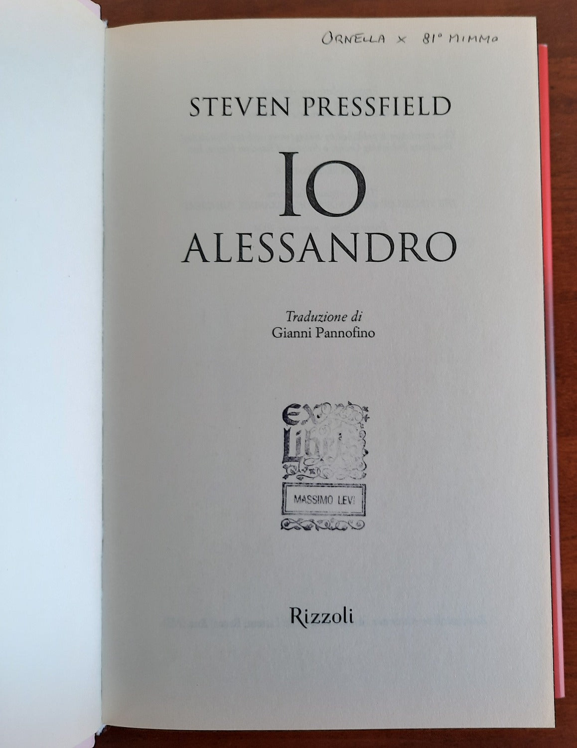 Io Alessandro - Libreria Biellese